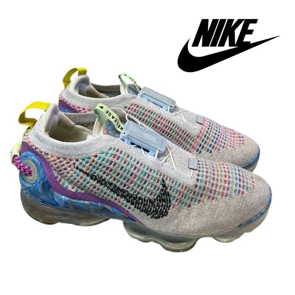 Nike Women's Air VaporMax 2020 Flyknit 'Multi-Color' CJ6741-001 Sneakers 9